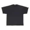 3B Sports Icon Opravené tričko v nadměrné velikosti „Washed Black“ 704056TMVA59034