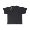3B Sports Icon Opravené tričko v nadměrné velikosti „Washed Black“ 704056TMVA59034