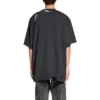 3B Sports Icon Opravené tričko v nadměrné velikosti „Washed Black“ 704056TMVA59034