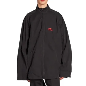3B Sports Icon Zip-Up Tracksuit Shirt „Black Red“ 720158TKO481000