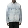 3B Sports Vintage Denim bundy, volný střih „Light Blue“ 704299TJW798469