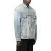 3B Sports Vintage Denim bundy, volný střih „Light Blue“ 704299TJW798469