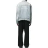 3B Sports Vintage Denim bundy, volný střih „Light Blue“ 704299TJW798469