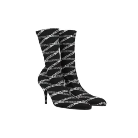 80mm kozačky ze spandexu s logem Monogram „Black“ 549784W1P601264