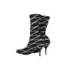 80mm kozačky ze spandexu s logem Monogram „Black“ 549784W1P601264