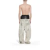 Baggy kalhoty s graffiti „Grey“ 745223TBP475411