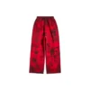 Baggy tepláky ve stylu Skater graffiti „Red“ 740028TOVA86400
