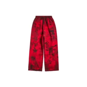 Baggy tepláky ve stylu Skater graffiti „Red“ 740028TOVA86400