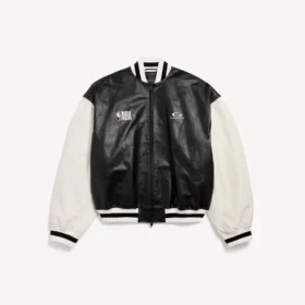 Balenciaga | univerzitní bunda z kolekce pro NBA v černé/bílé barvě