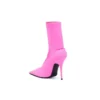Balenciaga x adidas originals Kotníkové boty Knife 110 mm „Pink“ 724073W2ES15090