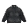 Balenciaga x adidas Oversized Denim bundy „Black“ 724775TNW541129