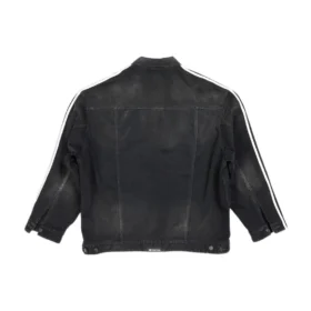 Balenciaga x adidas Oversized Denim bundy „Black“ 724775TNW541129