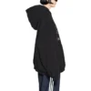 Balenciaga x adidas Oversized mikina s kapucí a logem „Black White“ 712396TNVA91070