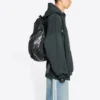Balenciaga x adidas Oversized mikina s kapucí a logem „Green White“ 712396TNVA93775