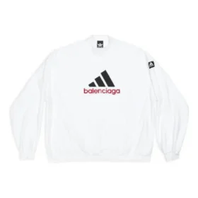 Balenciaga x adidas Oversized mikina „White“ 731777TNVP69065