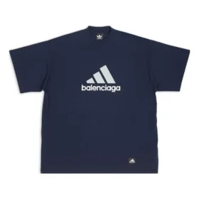Balenciaga x adidas Oversized tričko „Navy“ 731769TNVA64356