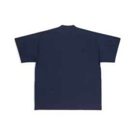 Balenciaga x adidas Oversized tričko „Navy“ 731769TNVA64356
