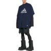 Balenciaga x adidas Oversized tričko „Navy“ 731769TNVA64356