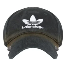 Balenciaga x adidas Trefoil Kšiltovka s logem Balenciaga „Black White“ 723749410B2