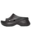 Balenciaga x Crocs – sandály Pool Slide „Black“ 677389W1S8E1000