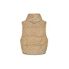 Balenciaga x Gucci The Hacker Project Hacker Cocoon Puffer Gilet vesta „Beige“ 681884TLO539585