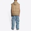 Balenciaga x Gucci The Hacker Project Hacker Cocoon Puffer Gilet vesta „Beige“ 681884TLO539585