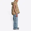Balenciaga x Gucci The Hacker Project Hacker Cocoon Puffer Gilet vesta „Beige“ 681884TLO539585