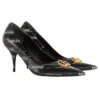 Balenciaga x Gucci The Hacker Project lodičky Knife „Black“ 680760-ULR00-1146