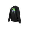 Balenciaga x Marvel – bavlněná mikina s kulatým výstřihem a potiskem Hulka „Black“ 671125TLV581000