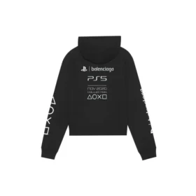 Balenciaga x PlayStation Unisex FW21 s potiskem, černé 657034TKVF41070