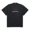 Balenciaga x Puma Oversized tričko „Black Faded“ 831305TTVA61041