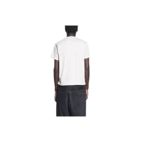 Balenciaga x RuPaul – společná kolekce FW21 s potiskem písmen, kulatý límec, pánské, bílé 670943TLV579057