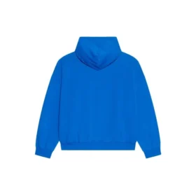 Balenciaga x THE SIMPSONS Bavlněná mikina s kapucí, volný střih „Blue“ 674986TLVG84210