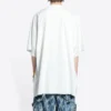 Balenciaga x THE SIMPSONS Oversized bavlněné tričko „White“ 676589TLVG70901