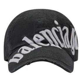Baseballová čepice s diagonálním pruhem „Black White“ 680738410B20107