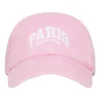 Baseballová čepice s logem Paříže „Light Pink White“ 680748410B20697
