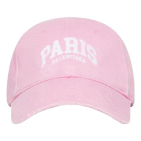 Baseballová čepice s logem Paříže „Light Pink White“ 680748410B20697