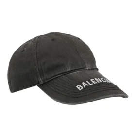 Baseballová čepice s logem z vypraného Denimu „Černá/Bílá“ 617160-4A2B4-1077