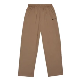Bavlněné joggingové kalhoty s vyšívaným logem „Brown“ 674594TMVF57761