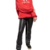 Bavlněná mikina s kapucí a velkým logem BB „Red“ 547765TCV316400