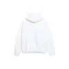 Bavlněná mikina s kapucí Balenciaga x THE SIMPSONS, volný střih „White“ 675003TLVG89016