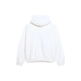 Bavlněná mikina s kapucí Balenciaga x THE SIMPSONS, volný střih „White“ 675003TLVG89016
