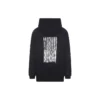 Bavlněná mikina s kapucí Barcode „Black“ 651799TKVE61070