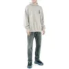 Bavlněná mikina s kapucí Barcode „Grey“ 651799TKVE68174