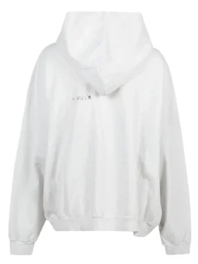 Bavlněná mikina s kapucí BB Corp „White“ 713677TOVP19081