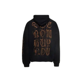 Bavlněná mikina s kapucí Heavy Metal „Washed Black“ 739024-TOVD8-1055