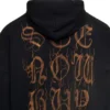 Bavlněná mikina s kapucí Heavy Metal „Washed Black“ 739024-TOVD8-1055