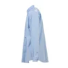 Bavlněná popelínová košile s logem na zádech „Light Blue“ 508465TWB044850