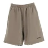 Bavlněné teplákové šortky „Dark Grey“ 674591TMVF57761