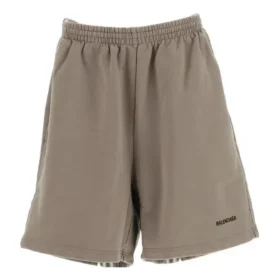 Bavlněné teplákové šortky „Dark Grey“ 674591TMVF57761